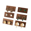 black walnut earring rack jewelry display rack